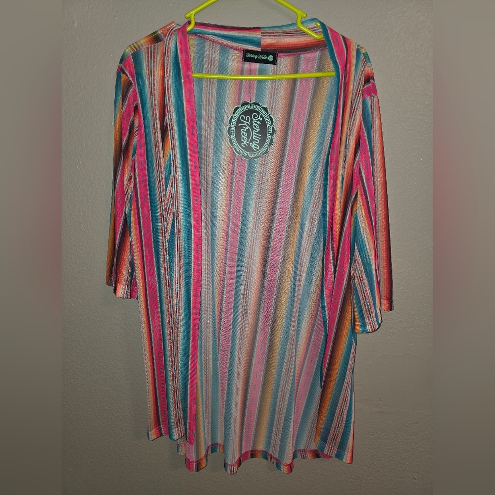Sterling Kreek Serape Mesh Cardigan - One Size Fits Most